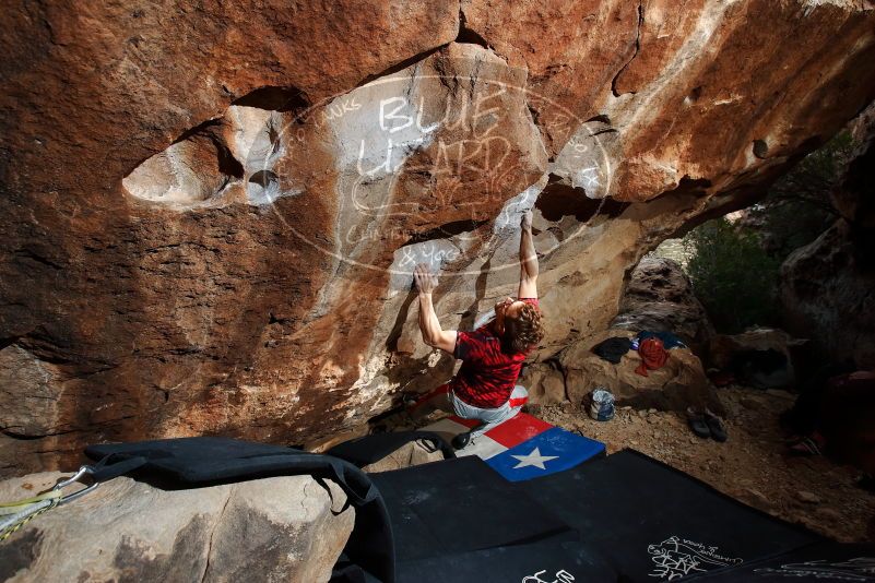 Bouldering in Hueco Tanks on 10/28/2019 with Blue Lizard Climbing and Yoga

Filename: SRM_20191028_1042180.jpg
Aperture: f/7.1
Shutter Speed: 1/250
Body: Canon EOS-1D Mark II
Lens: Canon EF 16-35mm f/2.8 L