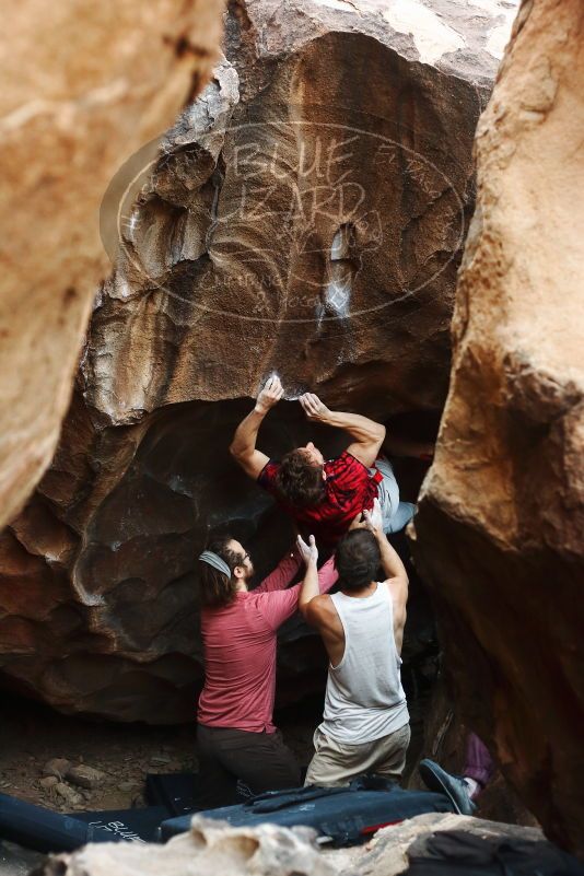 Bouldering in Hueco Tanks on 10/28/2019 with Blue Lizard Climbing and Yoga

Filename: SRM_20191028_1313260.jpg
Aperture: f/3.2
Shutter Speed: 1/250
Body: Canon EOS-1D Mark II
Lens: Canon EF 50mm f/1.8 II