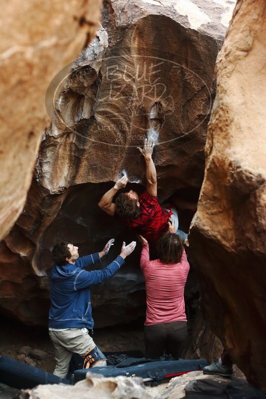 Bouldering in Hueco Tanks on 10/28/2019 with Blue Lizard Climbing and Yoga

Filename: SRM_20191028_1323100.jpg
Aperture: f/3.2
Shutter Speed: 1/250
Body: Canon EOS-1D Mark II
Lens: Canon EF 50mm f/1.8 II
