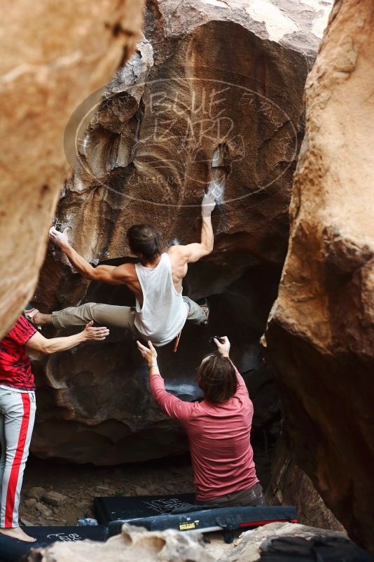 Bouldering in Hueco Tanks on 10/28/2019 with Blue Lizard Climbing and Yoga

Filename: SRM_20191028_1338481.jpg
Aperture: f/3.2
Shutter Speed: 1/250
Body: Canon EOS-1D Mark II
Lens: Canon EF 50mm f/1.8 II