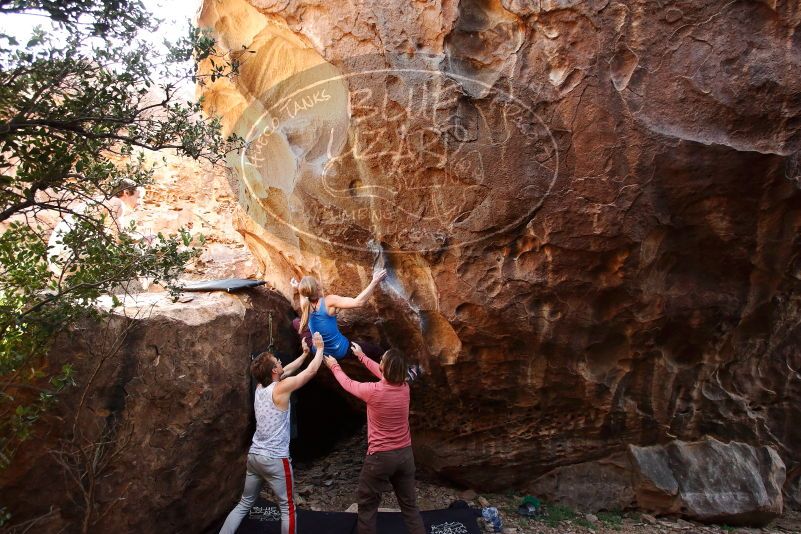 Bouldering in Hueco Tanks on 10/28/2019 with Blue Lizard Climbing and Yoga

Filename: SRM_20191028_1501060.jpg
Aperture: f/4.5
Shutter Speed: 1/250
Body: Canon EOS-1D Mark II
Lens: Canon EF 16-35mm f/2.8 L