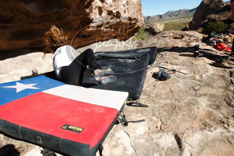 Bouldering in Hueco Tanks on 10/26/2019 with Blue Lizard Climbing and Yoga

Filename: SRM_20191026_1025130.jpg
Aperture: f/5.6
Shutter Speed: 1/640
Body: Canon EOS-1D Mark II
Lens: Canon EF 16-35mm f/2.8 L
