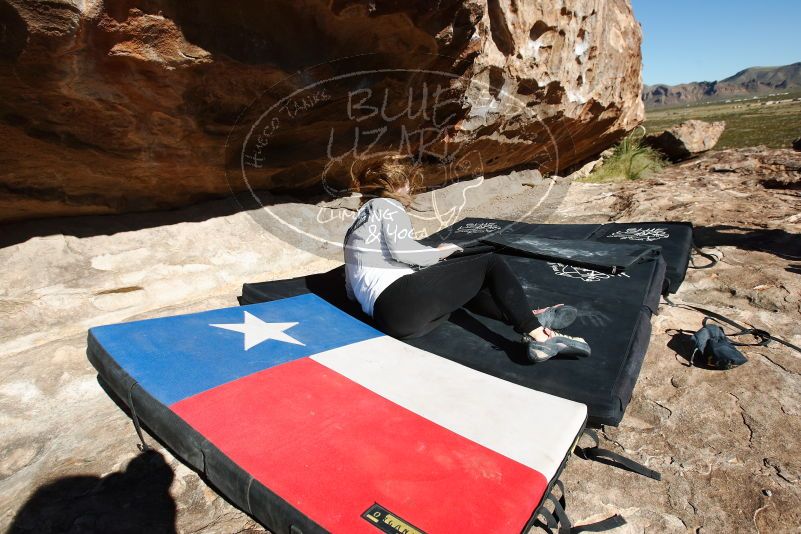 Bouldering in Hueco Tanks on 10/26/2019 with Blue Lizard Climbing and Yoga

Filename: SRM_20191026_1025131.jpg
Aperture: f/5.6
Shutter Speed: 1/800
Body: Canon EOS-1D Mark II
Lens: Canon EF 16-35mm f/2.8 L