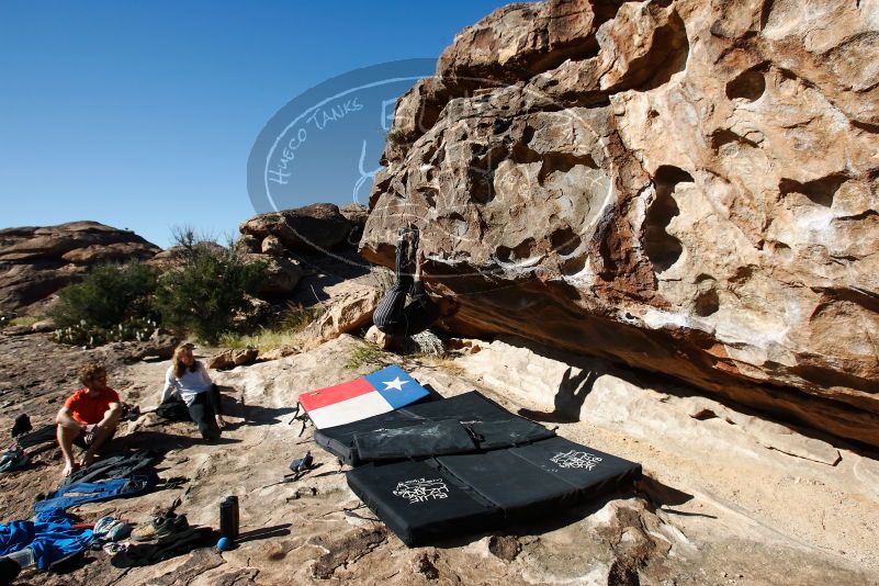 Bouldering in Hueco Tanks on 10/26/2019 with Blue Lizard Climbing and Yoga

Filename: SRM_20191026_1025580.jpg
Aperture: f/5.6
Shutter Speed: 1/800
Body: Canon EOS-1D Mark II
Lens: Canon EF 16-35mm f/2.8 L