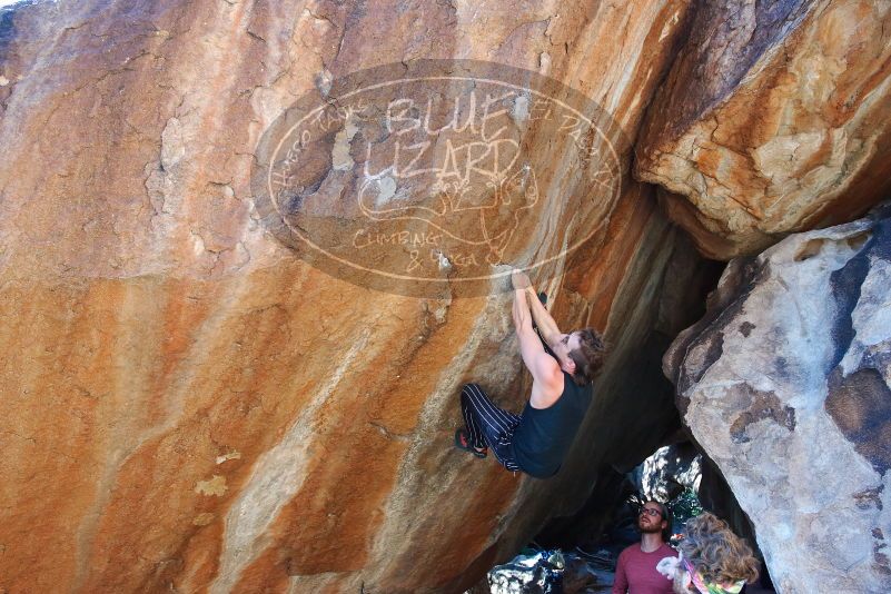 Bouldering in Hueco Tanks on 10/26/2019 with Blue Lizard Climbing and Yoga

Filename: SRM_20191026_1624030.jpg
Aperture: f/5.6
Shutter Speed: 1/250
Body: Canon EOS-1D Mark II
Lens: Canon EF 16-35mm f/2.8 L