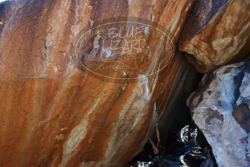 Bouldering in Hueco Tanks on 10/26/2019 with Blue Lizard Climbing and Yoga

Filename: SRM_20191026_1627180.jpg
Aperture: f/5.6
Shutter Speed: 1/250
Body: Canon EOS-1D Mark II
Lens: Canon EF 16-35mm f/2.8 L