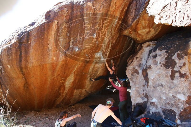 Bouldering in Hueco Tanks on 10/26/2019 with Blue Lizard Climbing and Yoga

Filename: SRM_20191026_1644340.jpg
Aperture: f/5.6
Shutter Speed: 1/250
Body: Canon EOS-1D Mark II
Lens: Canon EF 16-35mm f/2.8 L