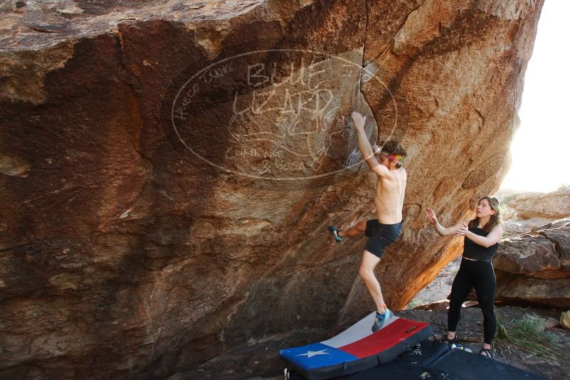 Bouldering in Hueco Tanks on 10/26/2019 with Blue Lizard Climbing and Yoga

Filename: SRM_20191026_1730460.jpg
Aperture: f/5.6
Shutter Speed: 1/200
Body: Canon EOS-1D Mark II
Lens: Canon EF 16-35mm f/2.8 L
