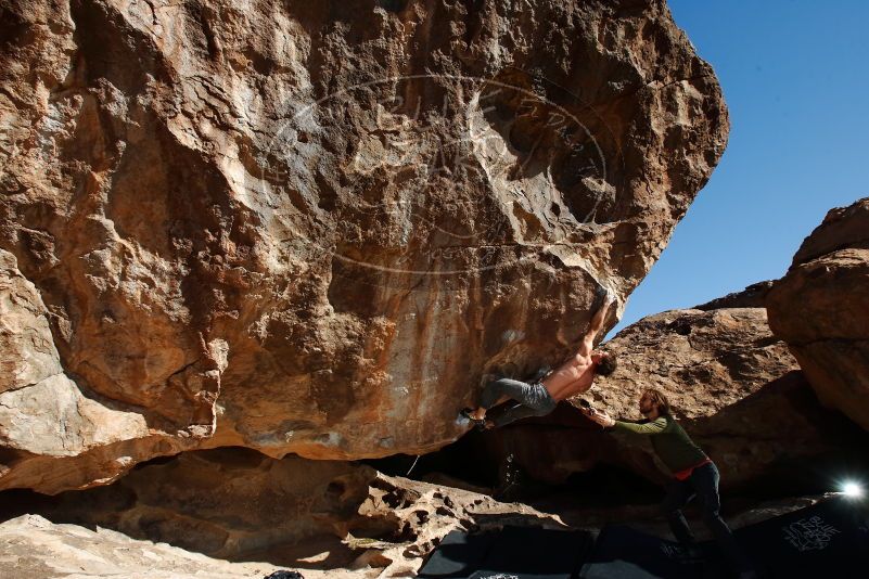 Bouldering in Hueco Tanks on 10/29/2019 with Blue Lizard Climbing and Yoga

Filename: SRM_20191029_1021470.jpg
Aperture: f/8.0
Shutter Speed: 1/250
Body: Canon EOS-1D Mark II
Lens: Canon EF 16-35mm f/2.8 L