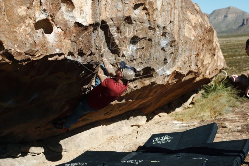 Bouldering in Hueco Tanks on 11/09/2019 with Blue Lizard Climbing and Yoga

Filename: SRM_20191109_1102220.jpg
Aperture: f/4.0
Shutter Speed: 1/1600
Body: Canon EOS-1D Mark II
Lens: Canon EF 50mm f/1.8 II
