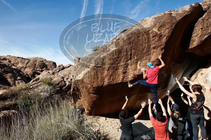 Bouldering in Hueco Tanks on 11/09/2019 with Blue Lizard Climbing and Yoga

Filename: SRM_20191109_1210530.jpg
Aperture: f/8.0
Shutter Speed: 1/250
Body: Canon EOS-1D Mark II
Lens: Canon EF 16-35mm f/2.8 L