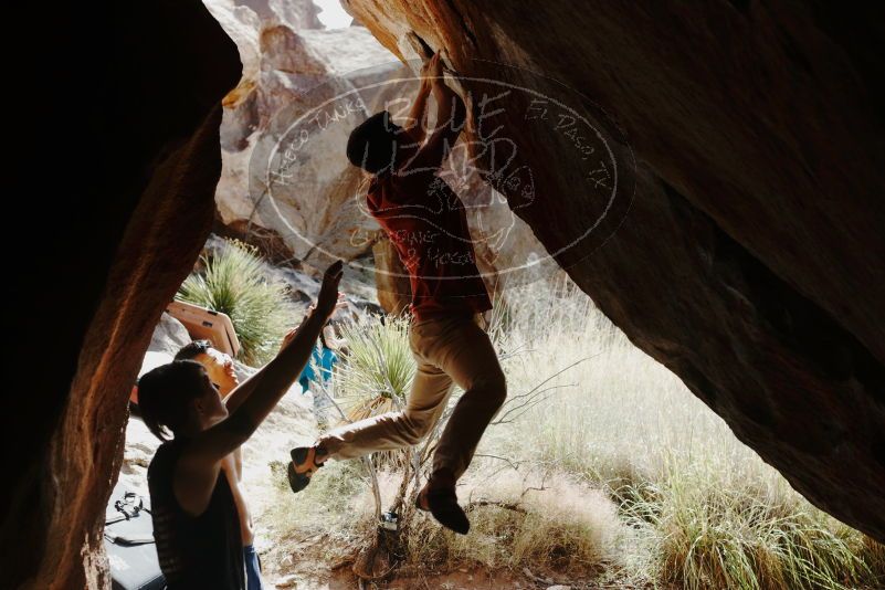 Bouldering in Hueco Tanks on 11/09/2019 with Blue Lizard Climbing and Yoga

Filename: SRM_20191109_1248100.jpg
Aperture: f/4.0
Shutter Speed: 1/640
Body: Canon EOS-1D Mark II
Lens: Canon EF 50mm f/1.8 II