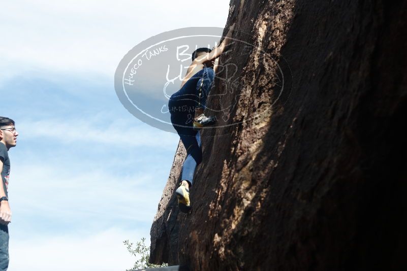 Bouldering in Hueco Tanks on 11/09/2019 with Blue Lizard Climbing and Yoga

Filename: SRM_20191109_1313320.jpg
Aperture: f/4.0
Shutter Speed: 1/640
Body: Canon EOS-1D Mark II
Lens: Canon EF 50mm f/1.8 II