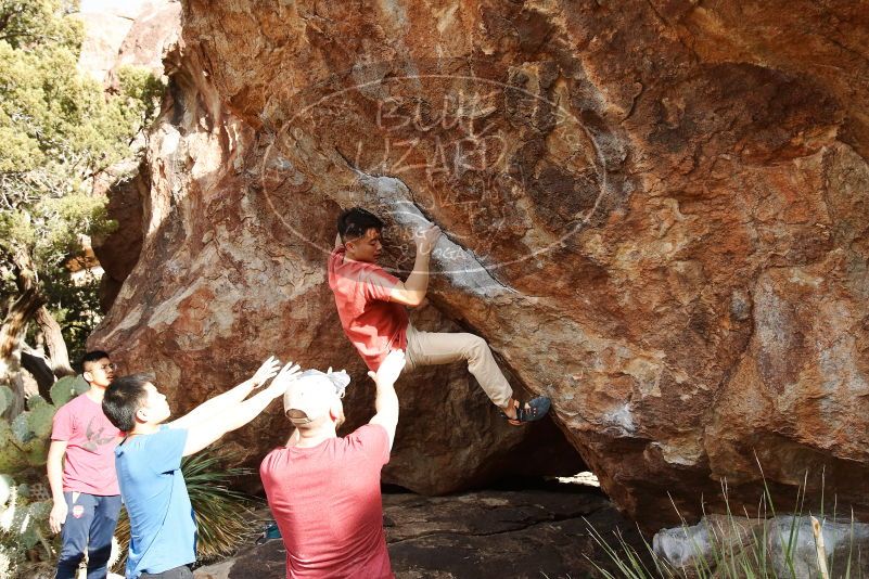 Bouldering in Hueco Tanks on 11/09/2019 with Blue Lizard Climbing and Yoga

Filename: SRM_20191109_1607520.jpg
Aperture: f/5.6
Shutter Speed: 1/500
Body: Canon EOS-1D Mark II
Lens: Canon EF 16-35mm f/2.8 L