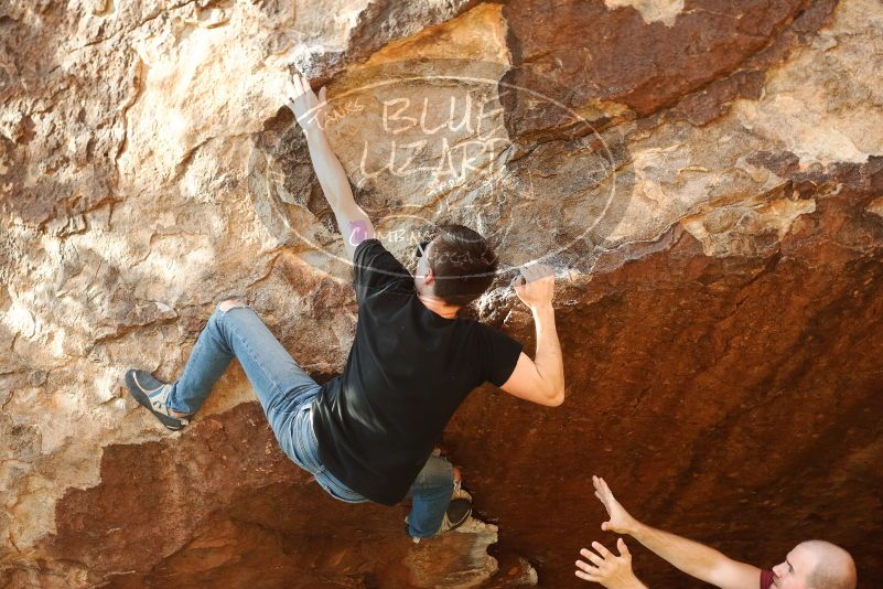 Bouldering in Hueco Tanks on 11/09/2019 with Blue Lizard Climbing and Yoga

Filename: SRM_20191109_1713370.jpg
Aperture: f/4.0
Shutter Speed: 1/800
Body: Canon EOS-1D Mark II
Lens: Canon EF 50mm f/1.8 II