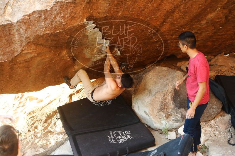 Bouldering in Hueco Tanks on 11/09/2019 with Blue Lizard Climbing and Yoga

Filename: SRM_20191109_1738440.jpg
Aperture: f/4.0
Shutter Speed: 1/250
Body: Canon EOS-1D Mark II
Lens: Canon EF 50mm f/1.8 II