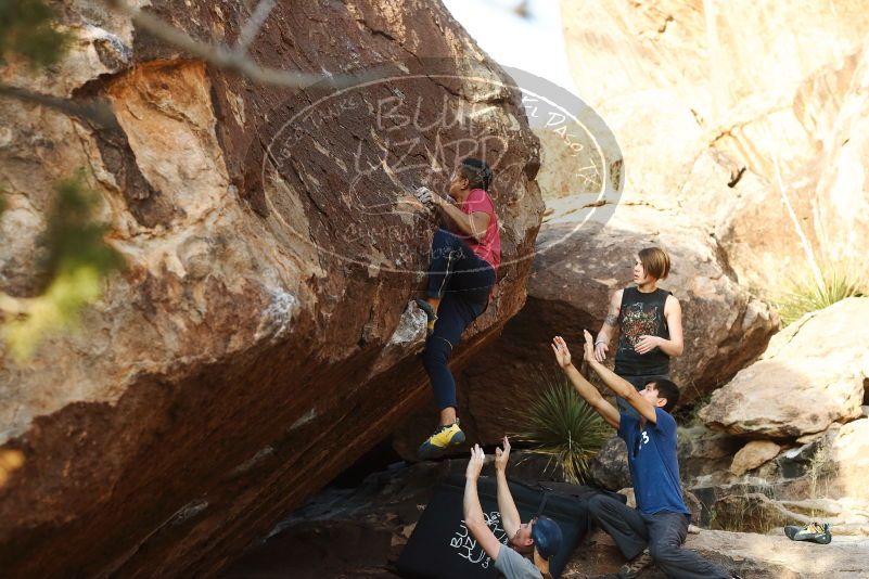 Bouldering in Hueco Tanks on 11/09/2019 with Blue Lizard Climbing and Yoga

Filename: SRM_20191109_1742400.jpg
Aperture: f/4.0
Shutter Speed: 1/640
Body: Canon EOS-1D Mark II
Lens: Canon EF 50mm f/1.8 II