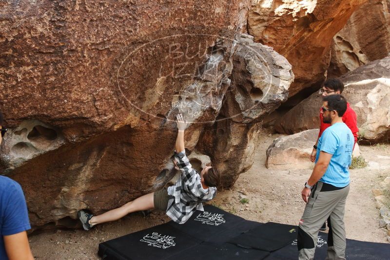 Bouldering in Hueco Tanks on 11/10/2019 with Blue Lizard Climbing and Yoga

Filename: SRM_20191110_1051500.jpg
Aperture: f/5.6
Shutter Speed: 1/250
Body: Canon EOS-1D Mark II
Lens: Canon EF 16-35mm f/2.8 L