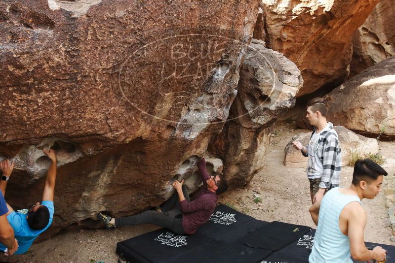 Bouldering in Hueco Tanks on 11/10/2019 with Blue Lizard Climbing and Yoga

Filename: SRM_20191110_1055270.jpg
Aperture: f/5.6
Shutter Speed: 1/400
Body: Canon EOS-1D Mark II
Lens: Canon EF 16-35mm f/2.8 L