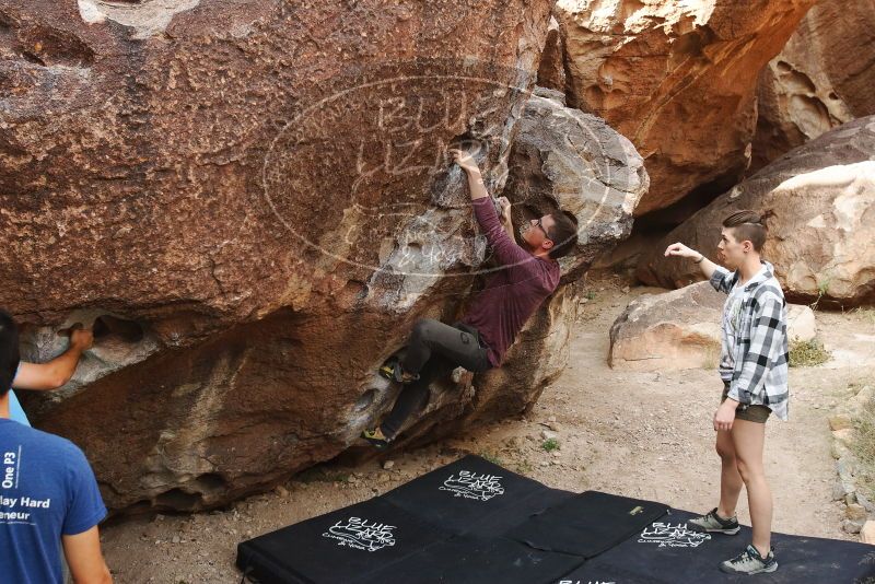 Bouldering in Hueco Tanks on 11/10/2019 with Blue Lizard Climbing and Yoga

Filename: SRM_20191110_1055410.jpg
Aperture: f/5.6
Shutter Speed: 1/320
Body: Canon EOS-1D Mark II
Lens: Canon EF 16-35mm f/2.8 L