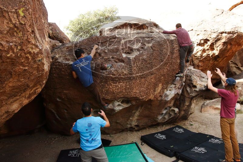 Bouldering in Hueco Tanks on 11/10/2019 with Blue Lizard Climbing and Yoga

Filename: SRM_20191110_1056280.jpg
Aperture: f/5.6
Shutter Speed: 1/400
Body: Canon EOS-1D Mark II
Lens: Canon EF 16-35mm f/2.8 L
