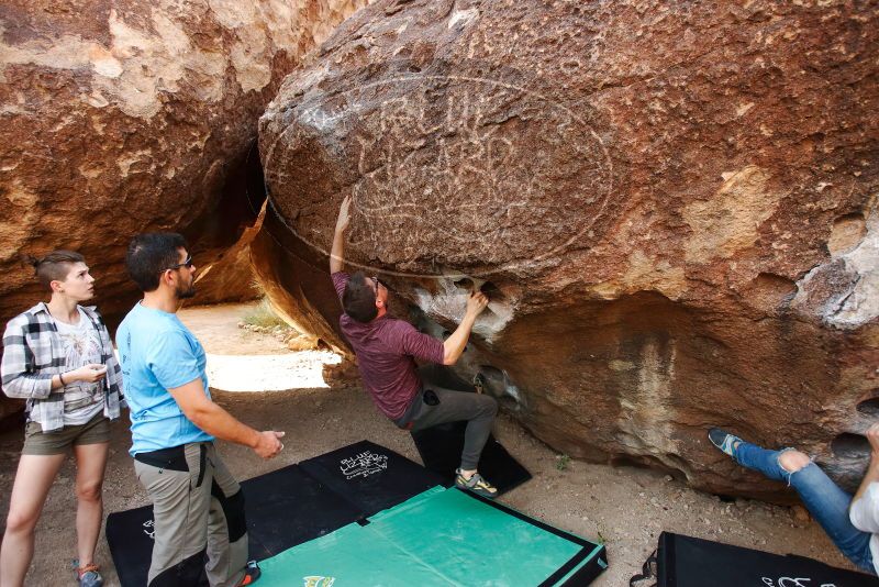Bouldering in Hueco Tanks on 11/10/2019 with Blue Lizard Climbing and Yoga

Filename: SRM_20191110_1105280.jpg
Aperture: f/4.0
Shutter Speed: 1/400
Body: Canon EOS-1D Mark II
Lens: Canon EF 16-35mm f/2.8 L