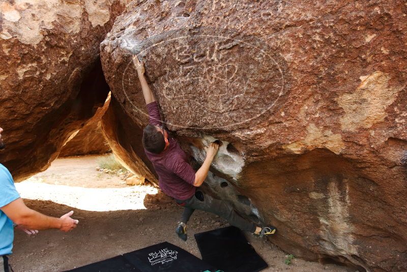 Bouldering in Hueco Tanks on 11/10/2019 with Blue Lizard Climbing and Yoga

Filename: SRM_20191110_1112340.jpg
Aperture: f/4.0
Shutter Speed: 1/400
Body: Canon EOS-1D Mark II
Lens: Canon EF 16-35mm f/2.8 L