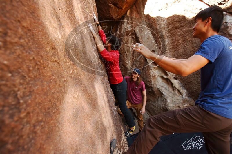 Bouldering in Hueco Tanks on 11/10/2019 with Blue Lizard Climbing and Yoga

Filename: SRM_20191110_1125210.jpg
Aperture: f/4.0
Shutter Speed: 1/200
Body: Canon EOS-1D Mark II
Lens: Canon EF 16-35mm f/2.8 L