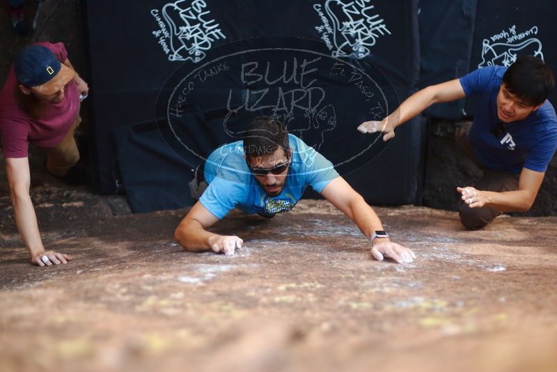 Bouldering in Hueco Tanks on 11/10/2019 with Blue Lizard Climbing and Yoga

Filename: SRM_20191110_1129310.jpg
Aperture: f/2.0
Shutter Speed: 1/500
Body: Canon EOS-1D Mark II
Lens: Canon EF 50mm f/1.8 II