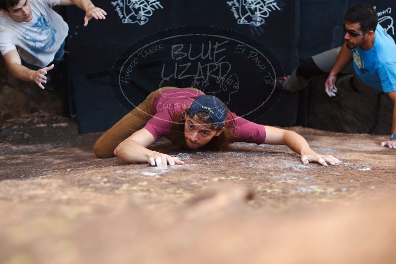 Bouldering in Hueco Tanks on 11/10/2019 with Blue Lizard Climbing and Yoga

Filename: SRM_20191110_1134541.jpg
Aperture: f/2.5
Shutter Speed: 1/320
Body: Canon EOS-1D Mark II
Lens: Canon EF 50mm f/1.8 II