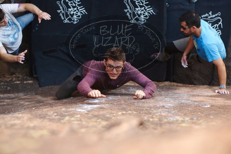 Bouldering in Hueco Tanks on 11/10/2019 with Blue Lizard Climbing and Yoga

Filename: SRM_20191110_1135500.jpg
Aperture: f/2.5
Shutter Speed: 1/250
Body: Canon EOS-1D Mark II
Lens: Canon EF 50mm f/1.8 II