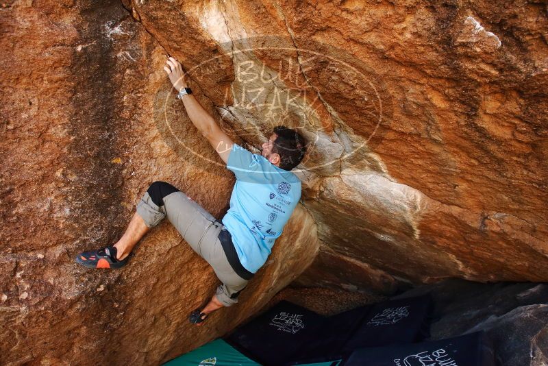 Bouldering in Hueco Tanks on 11/10/2019 with Blue Lizard Climbing and Yoga

Filename: SRM_20191110_1248550.jpg
Aperture: f/5.6
Shutter Speed: 1/250
Body: Canon EOS-1D Mark II
Lens: Canon EF 16-35mm f/2.8 L