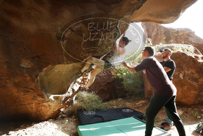 Bouldering in Hueco Tanks on 11/10/2019 with Blue Lizard Climbing and Yoga

Filename: SRM_20191110_1507020.jpg
Aperture: f/5.6
Shutter Speed: 1/250
Body: Canon EOS-1D Mark II
Lens: Canon EF 16-35mm f/2.8 L