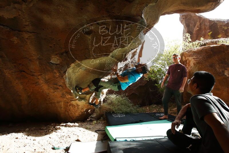 Bouldering in Hueco Tanks on 11/10/2019 with Blue Lizard Climbing and Yoga

Filename: SRM_20191110_1518451.jpg
Aperture: f/5.6
Shutter Speed: 1/500
Body: Canon EOS-1D Mark II
Lens: Canon EF 16-35mm f/2.8 L