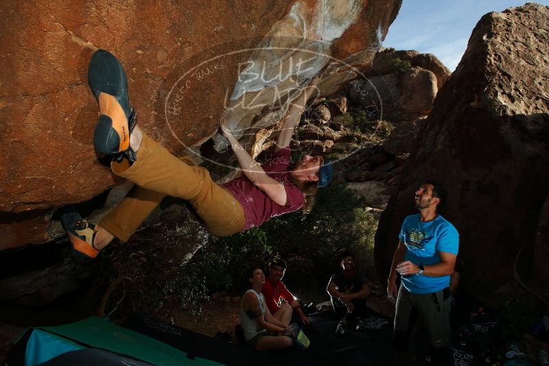 Bouldering in Hueco Tanks on 11/10/2019 with Blue Lizard Climbing and Yoga

Filename: SRM_20191110_1647350.jpg
Aperture: f/8.0
Shutter Speed: 1/250
Body: Canon EOS-1D Mark II
Lens: Canon EF 16-35mm f/2.8 L