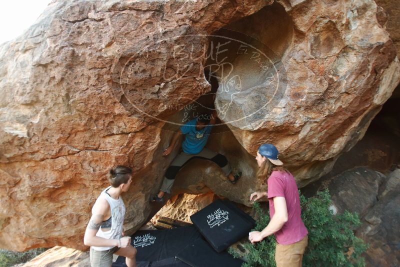Bouldering in Hueco Tanks on 11/10/2019 with Blue Lizard Climbing and Yoga

Filename: SRM_20191110_1748240.jpg
Aperture: f/2.8
Shutter Speed: 1/125
Body: Canon EOS-1D Mark II
Lens: Canon EF 16-35mm f/2.8 L