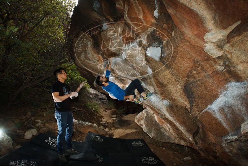 Bouldering in Hueco Tanks on 11/17/2019 with Blue Lizard Climbing and Yoga

Filename: SRM_20191117_1201320.jpg
Aperture: f/8.0
Shutter Speed: 1/250
Body: Canon EOS-1D Mark II
Lens: Canon EF 16-35mm f/2.8 L
