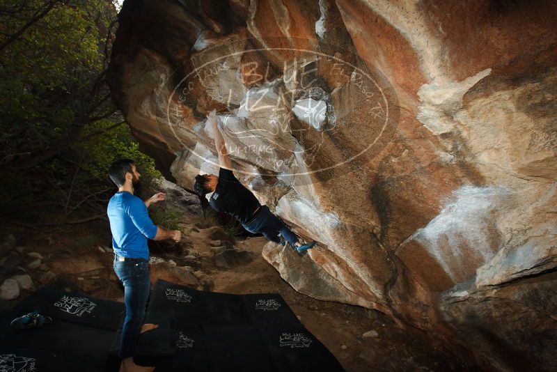 Bouldering in Hueco Tanks on 11/17/2019 with Blue Lizard Climbing and Yoga

Filename: SRM_20191117_1204110.jpg
Aperture: f/8.0
Shutter Speed: 1/250
Body: Canon EOS-1D Mark II
Lens: Canon EF 16-35mm f/2.8 L