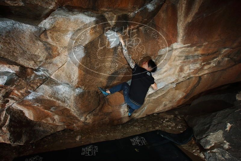 Bouldering in Hueco Tanks on 11/17/2019 with Blue Lizard Climbing and Yoga

Filename: SRM_20191117_1226050.jpg
Aperture: f/8.0
Shutter Speed: 1/250
Body: Canon EOS-1D Mark II
Lens: Canon EF 16-35mm f/2.8 L