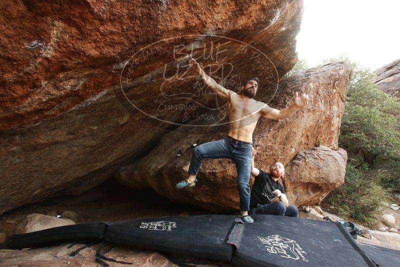 Bouldering in Hueco Tanks on 11/17/2019 with Blue Lizard Climbing and Yoga

Filename: SRM_20191117_1403020.jpg
Aperture: f/8.0
Shutter Speed: 1/250
Body: Canon EOS-1D Mark II
Lens: Canon EF 16-35mm f/2.8 L