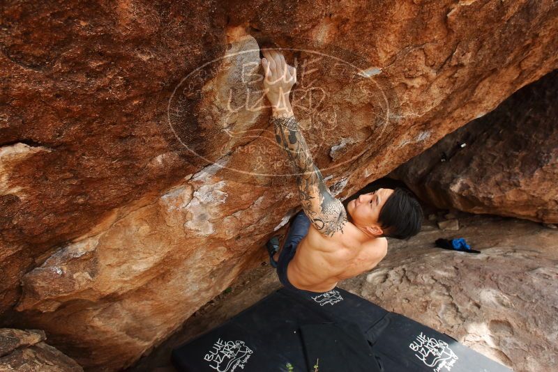 Bouldering in Hueco Tanks on 11/17/2019 with Blue Lizard Climbing and Yoga

Filename: SRM_20191117_1428170.jpg
Aperture: f/8.0
Shutter Speed: 1/250
Body: Canon EOS-1D Mark II
Lens: Canon EF 16-35mm f/2.8 L