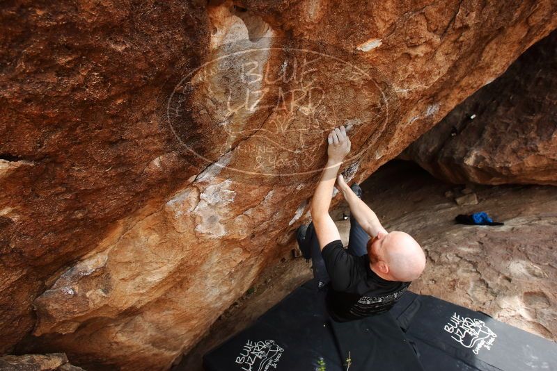 Bouldering in Hueco Tanks on 11/17/2019 with Blue Lizard Climbing and Yoga

Filename: SRM_20191117_1428420.jpg
Aperture: f/8.0
Shutter Speed: 1/250
Body: Canon EOS-1D Mark II
Lens: Canon EF 16-35mm f/2.8 L