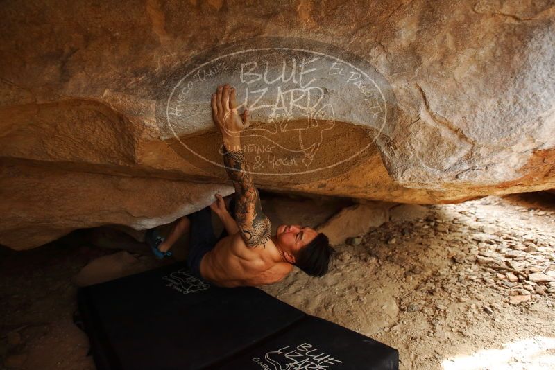 Bouldering in Hueco Tanks on 11/17/2019 with Blue Lizard Climbing and Yoga

Filename: SRM_20191117_1435090.jpg
Aperture: f/2.8
Shutter Speed: 1/320
Body: Canon EOS-1D Mark II
Lens: Canon EF 16-35mm f/2.8 L