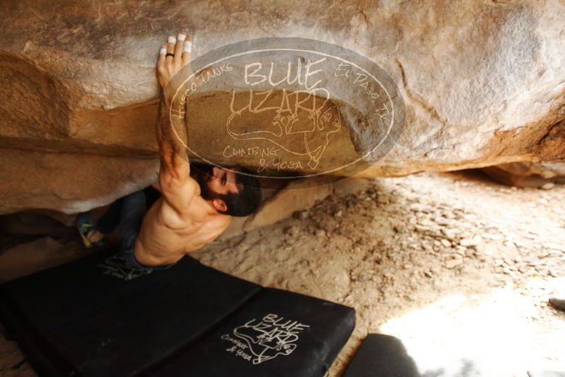 Bouldering in Hueco Tanks on 11/17/2019 with Blue Lizard Climbing and Yoga

Filename: SRM_20191117_1441330.jpg
Aperture: f/2.8
Shutter Speed: 1/250
Body: Canon EOS-1D Mark II
Lens: Canon EF 16-35mm f/2.8 L