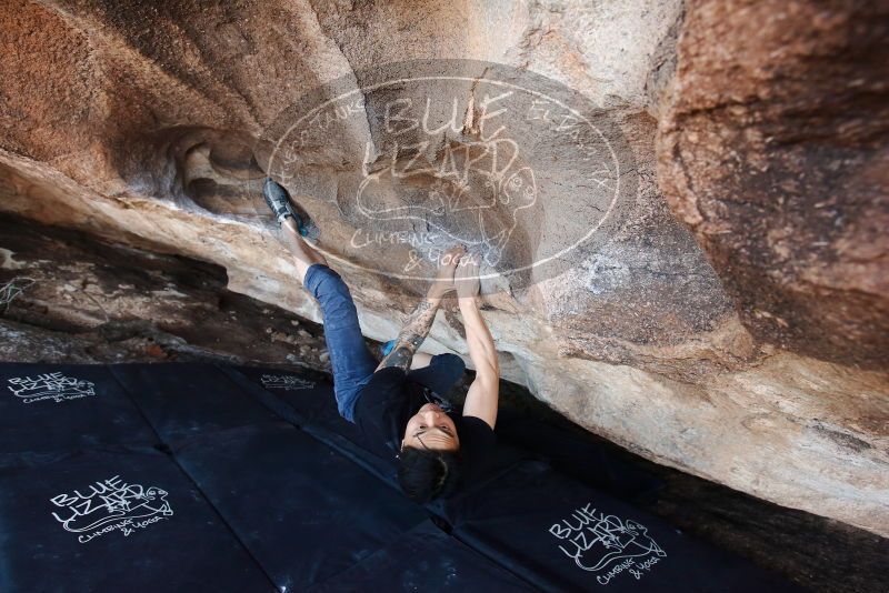 Bouldering in Hueco Tanks on 11/17/2019 with Blue Lizard Climbing and Yoga

Filename: SRM_20191117_1554330.jpg
Aperture: f/5.0
Shutter Speed: 1/250
Body: Canon EOS-1D Mark II
Lens: Canon EF 16-35mm f/2.8 L
