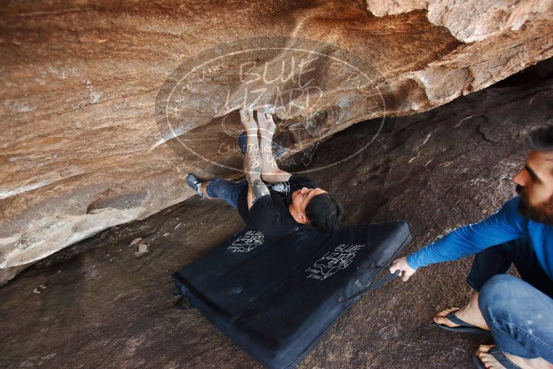 Bouldering in Hueco Tanks on 11/17/2019 with Blue Lizard Climbing and Yoga

Filename: SRM_20191117_1632211.jpg
Aperture: f/3.5
Shutter Speed: 1/250
Body: Canon EOS-1D Mark II
Lens: Canon EF 16-35mm f/2.8 L