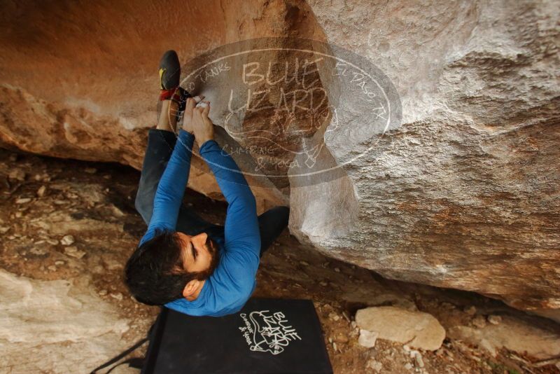 Bouldering in Hueco Tanks on 11/17/2019 with Blue Lizard Climbing and Yoga

Filename: SRM_20191117_1709380.jpg
Aperture: f/6.3
Shutter Speed: 1/250
Body: Canon EOS-1D Mark II
Lens: Canon EF 16-35mm f/2.8 L
