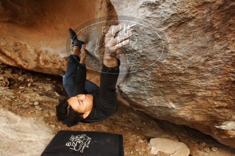 Bouldering in Hueco Tanks on 11/17/2019 with Blue Lizard Climbing and Yoga

Filename: SRM_20191117_1719070.jpg
Aperture: f/5.0
Shutter Speed: 1/250
Body: Canon EOS-1D Mark II
Lens: Canon EF 16-35mm f/2.8 L