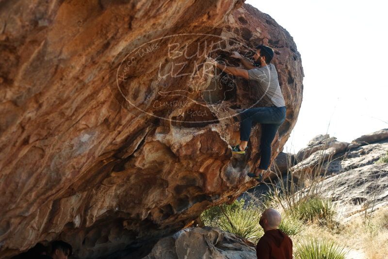 Bouldering in Hueco Tanks on 11/18/2019 with Blue Lizard Climbing and Yoga

Filename: SRM_20191118_1138510.jpg
Aperture: f/5.0
Shutter Speed: 1/250
Body: Canon EOS-1D Mark II
Lens: Canon EF 50mm f/1.8 II