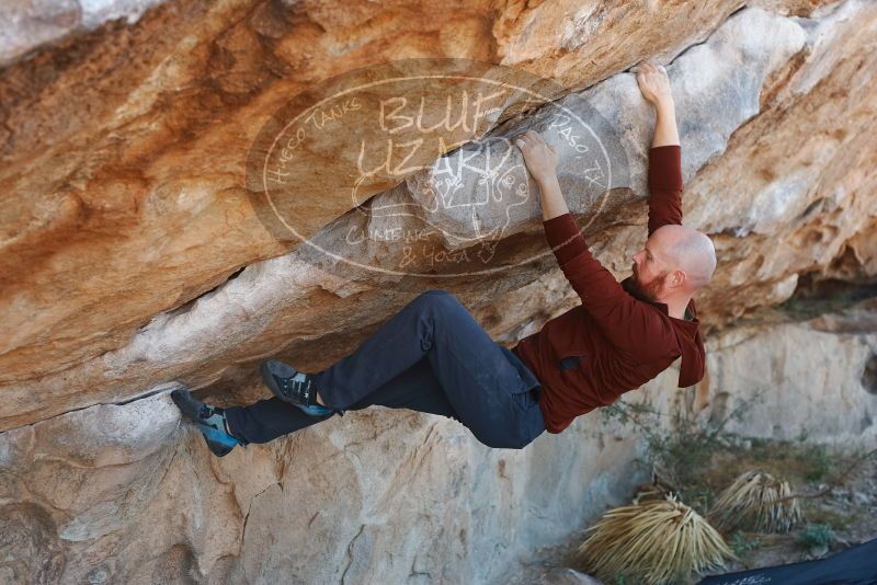 Bouldering in Hueco Tanks on 11/18/2019 with Blue Lizard Climbing and Yoga

Filename: SRM_20191118_1149510.jpg
Aperture: f/3.5
Shutter Speed: 1/250
Body: Canon EOS-1D Mark II
Lens: Canon EF 50mm f/1.8 II